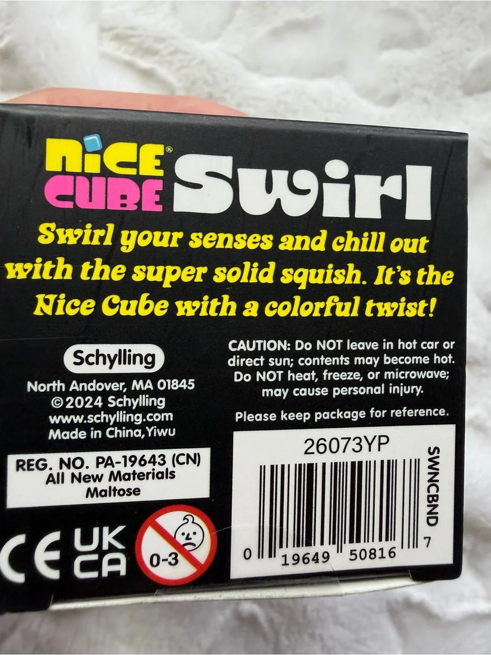 🧡❤️💛✨ **NIB – RARE NEEDOH NICE CUBE SWIRL ORANGE, RED & YELLOW!** ✨💛❤️🧡